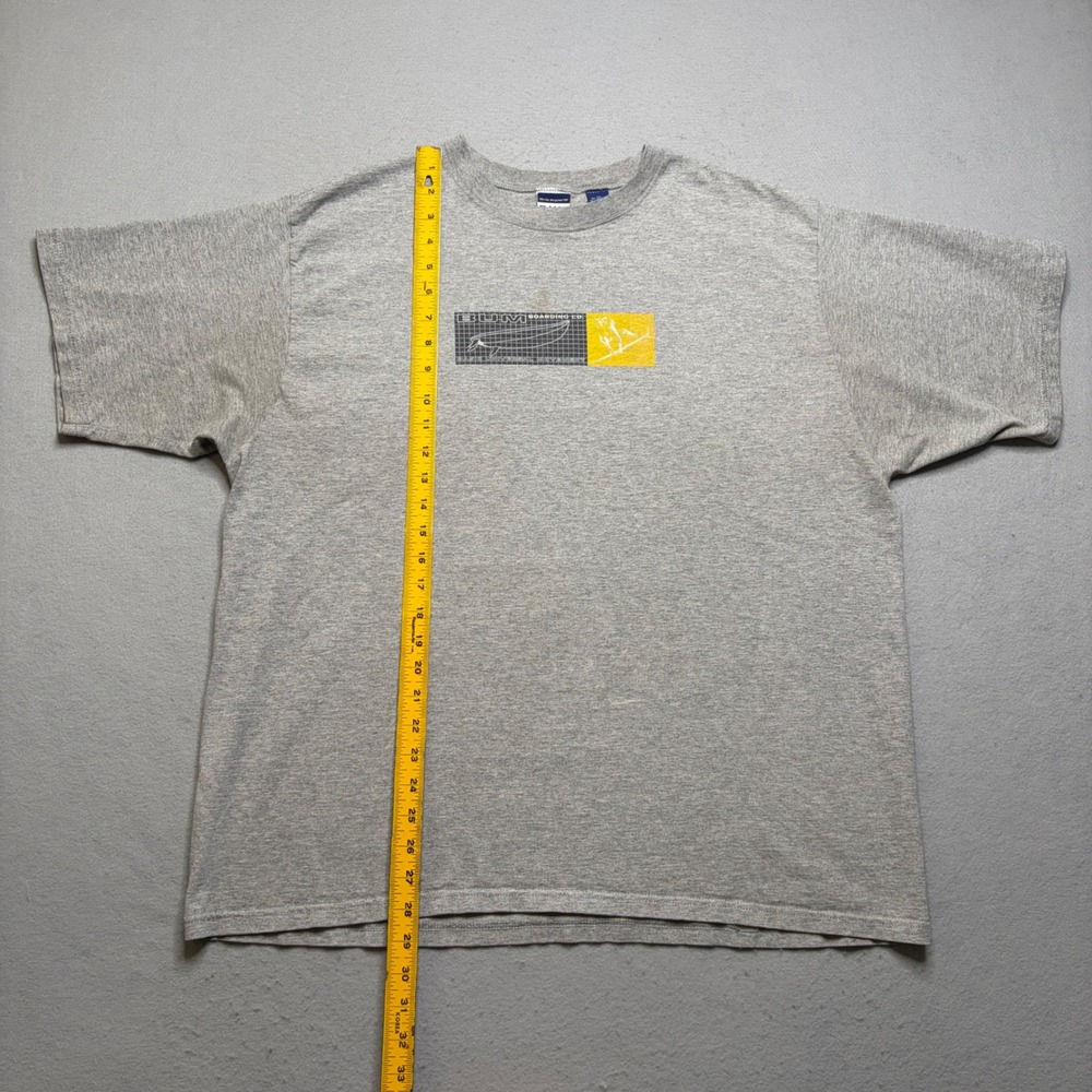 B.U.M. Equipment T-Shirt Mens XL Grey Boarding Co Graphic Vintage Y2K Skate Tee - Picture 8 of 11